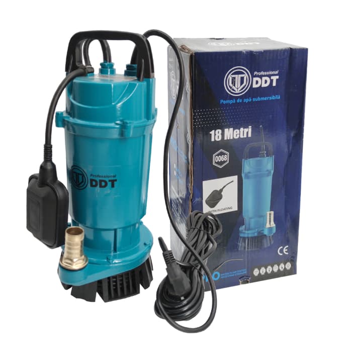 Pompă submersibilă apă curată DDT QDXS-0.4F, 400W, cu plutitor