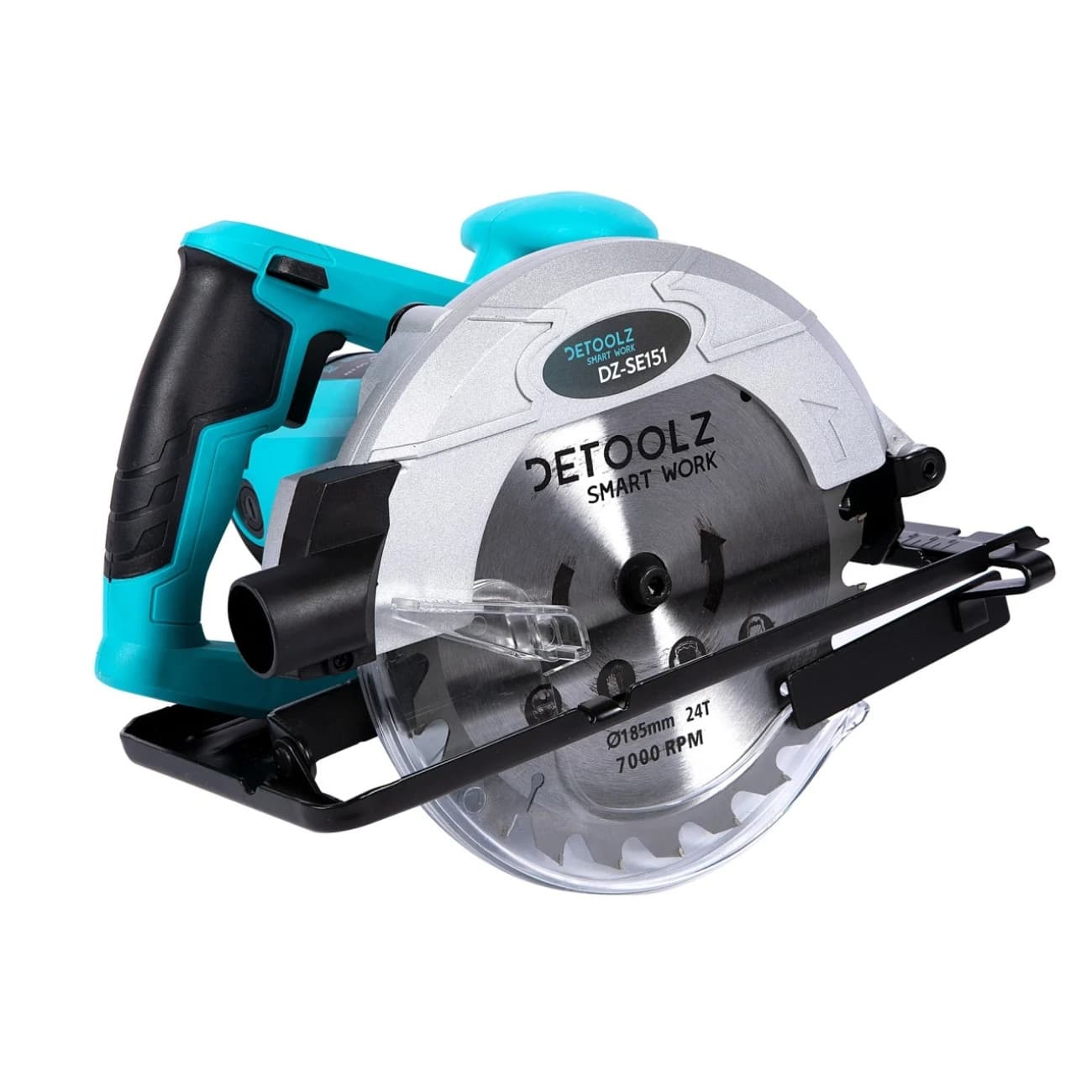 Fierăstrău electric circular de mână 1500W, 185mm, Detoolz DZ-SE151
