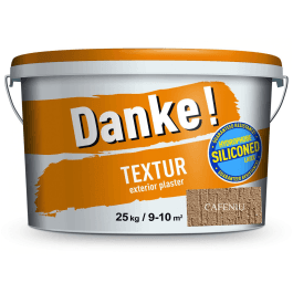 Deutek Danke Textur tencuială decorativă 25 kg, nisipiu