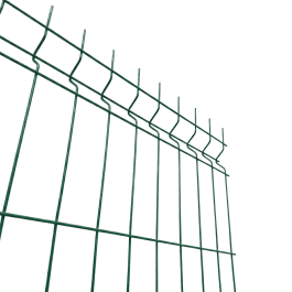 Panou gard bordurat zincat verde, 1200×2000 mm