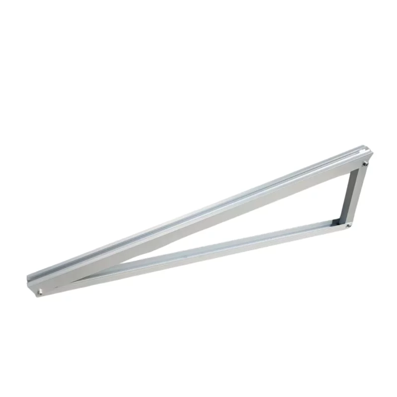 Triunghi de montaj aluminiu pentru panouri fotovoltaice, unghi 15°